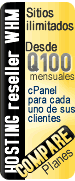 Planes de hosting para socios mayoristas en Guatemala